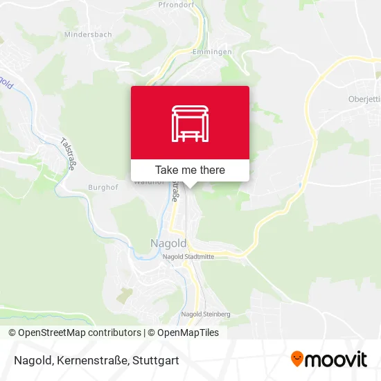 Карта Nagold, Kernenstraße