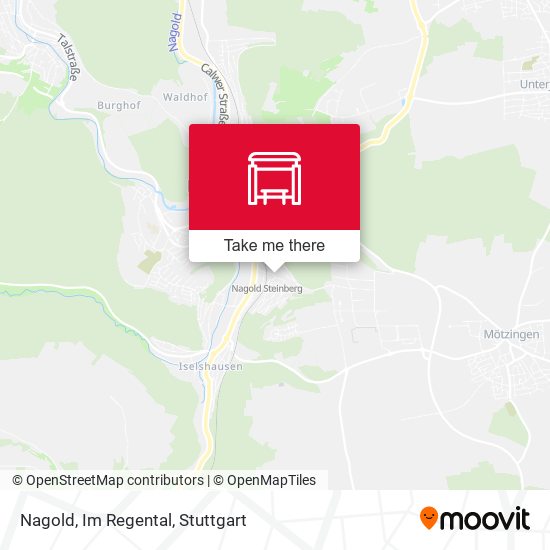 Карта Nagold, Im Regental