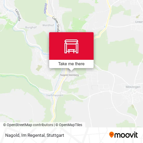 Карта Nagold, Im Regental