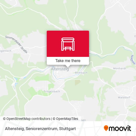 Altensteig, Seniorenzentrum map