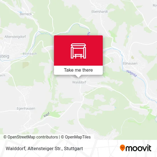 Walddorf, Altensteiger Str. map