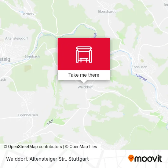 Walddorf, Altensteiger Str. map