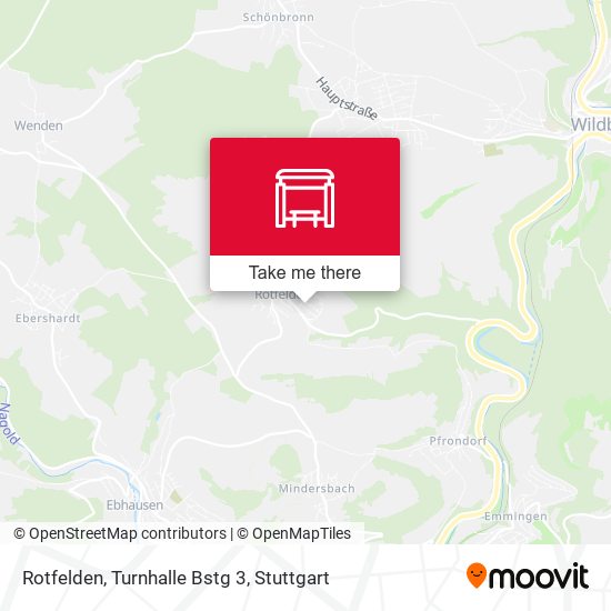 Rotfelden, Turnhalle Bstg 3 map
