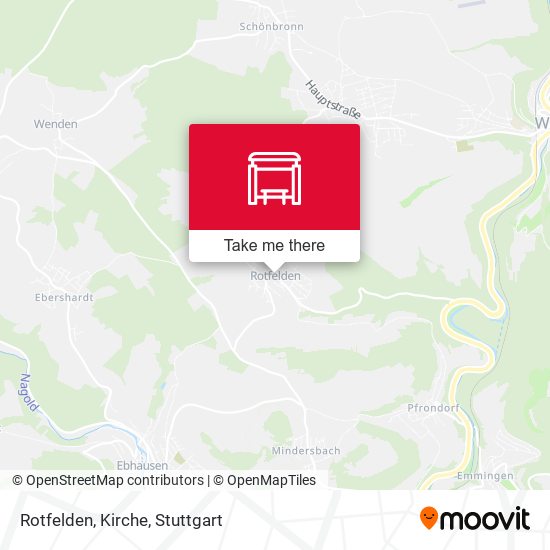 Карта Rotfelden, Kirche