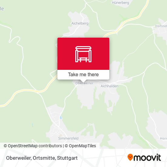 Карта Oberweiler, Ortsmitte