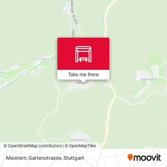 Карта Meistern, Gartenstrasse