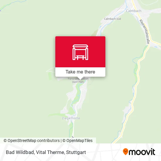 Карта Bad Wildbad, Vital Therme