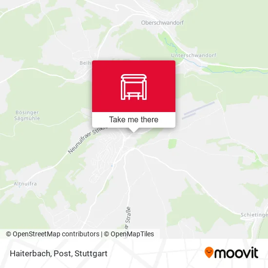 Haiterbach, Post map