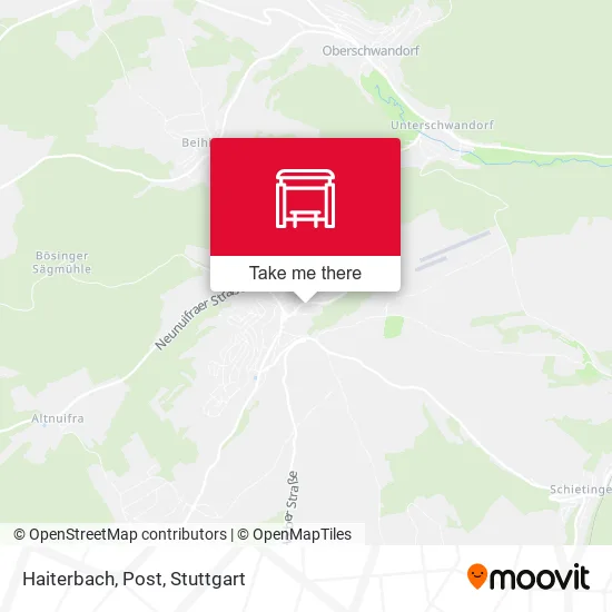 Карта Haiterbach, Post