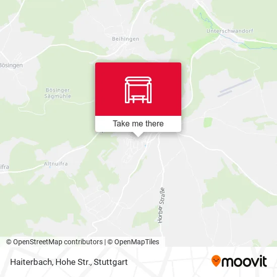 Карта Haiterbach, Hohe Str.