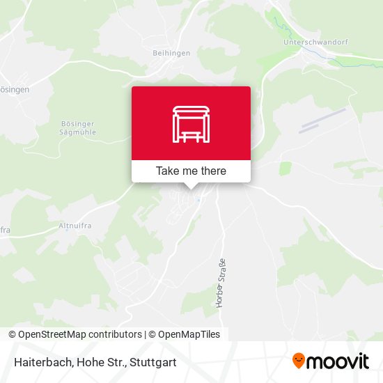 Карта Haiterbach, Hohe Str.