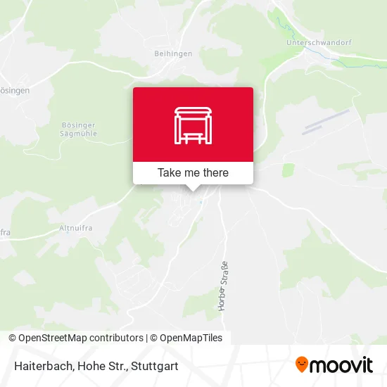 Карта Haiterbach, Hohe Str.