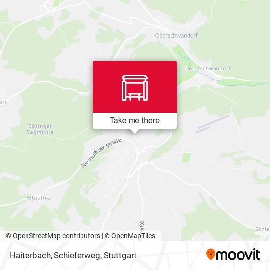 Haiterbach, Schieferweg map