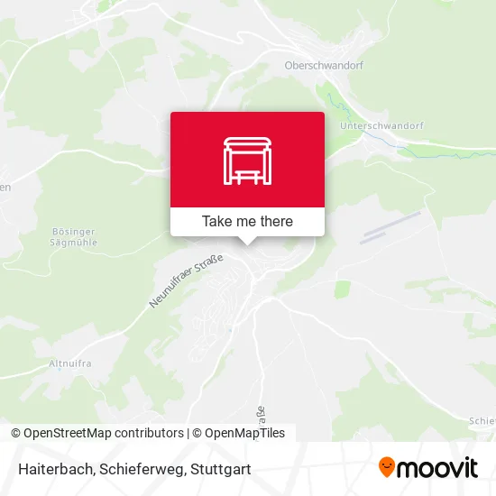 Карта Haiterbach, Schieferweg