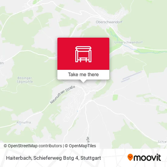Карта Haiterbach, Schieferweg Bstg 4