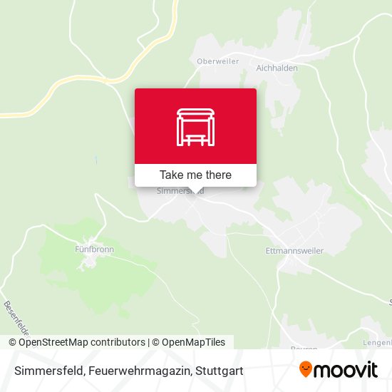 Simmersfeld, Feuerwehrmagazin map