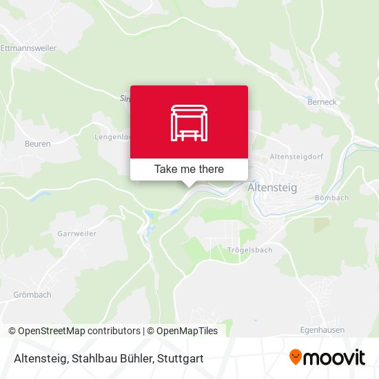 Altensteig, Stahlbau Bühler map