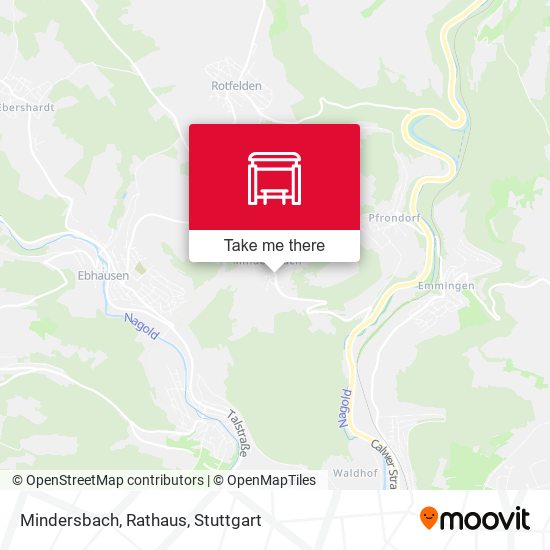 Mindersbach, Rathaus map