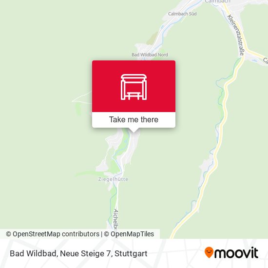 Карта Bad Wildbad, Neue Steige 7