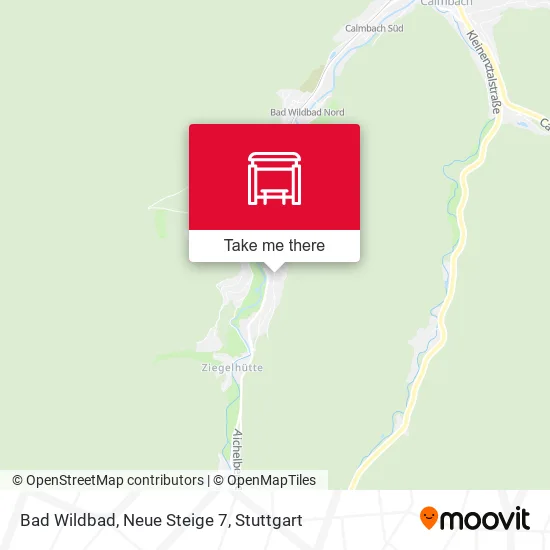 Карта Bad Wildbad, Neue Steige 7