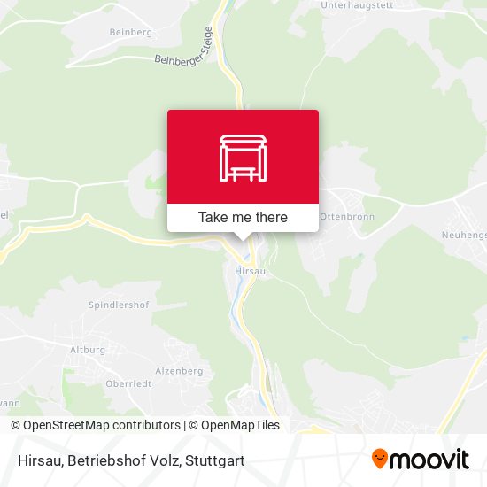 Hirsau, Betriebshof Volz map