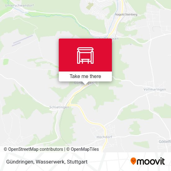 Gündringen, Wasserwerk map