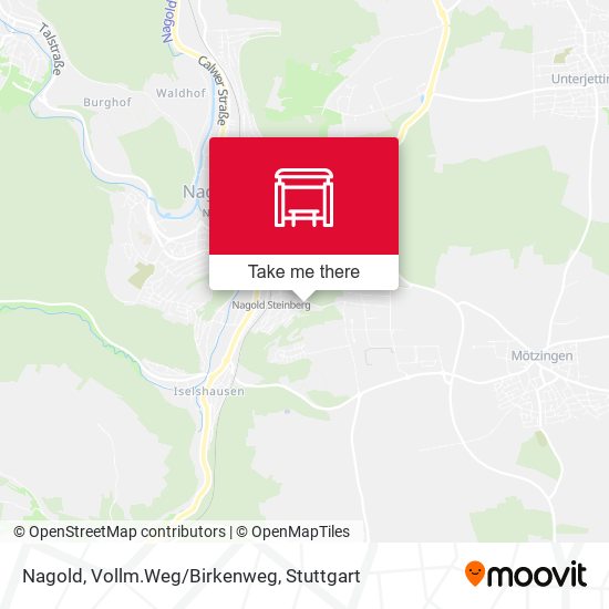 Nagold, Vollm.Weg/Birkenweg map