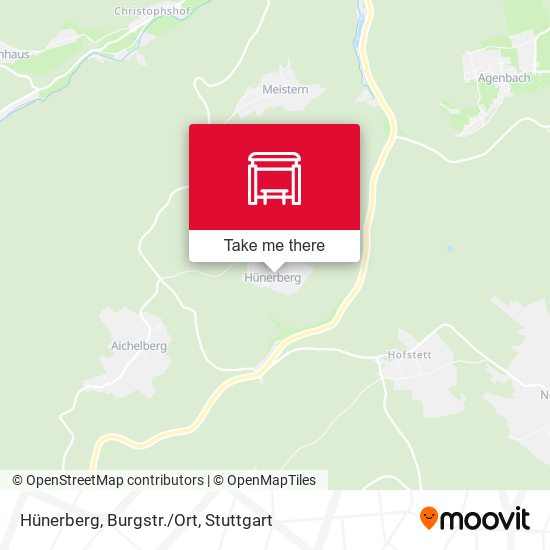 Hünerberg, Burgstr./Ort map