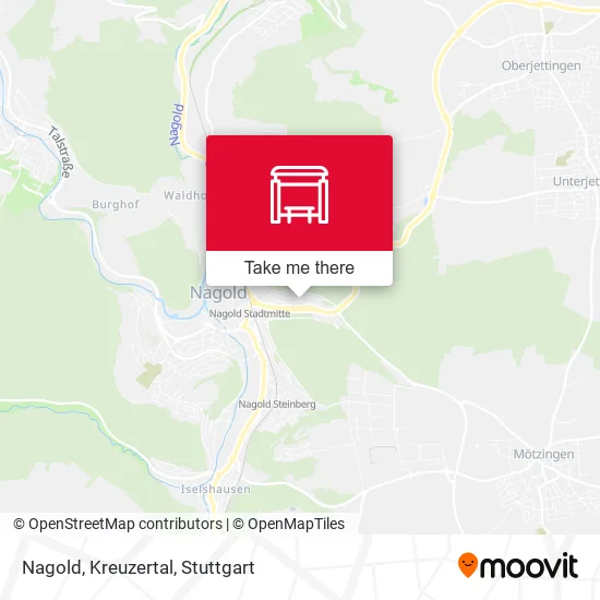 Карта Nagold, Kreuzertal