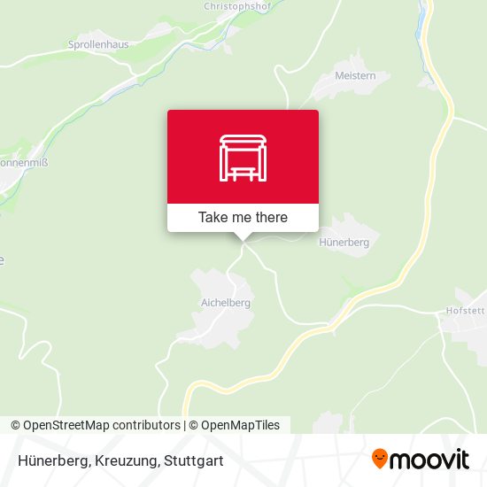 Hünerberg, Kreuzung map