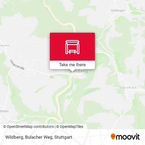 Карта Wildberg, Bulacher Weg