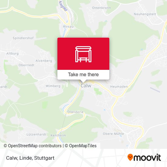 Карта Calw, Linde