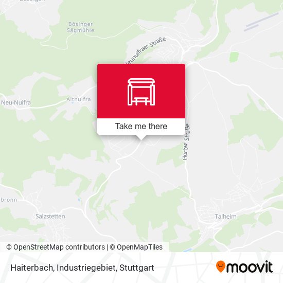 Haiterbach, Industriegebiet map