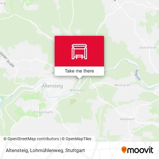 Карта Altensteig, Lohmühlenweg