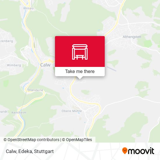 Карта Calw, Edeka