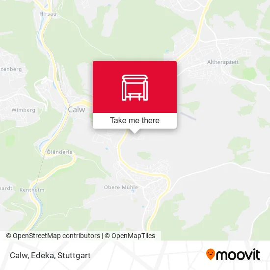 Карта Calw, Edeka