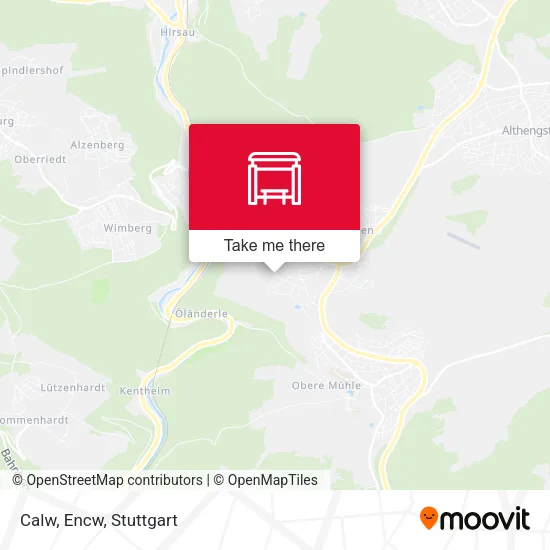 Карта Calw, Encw