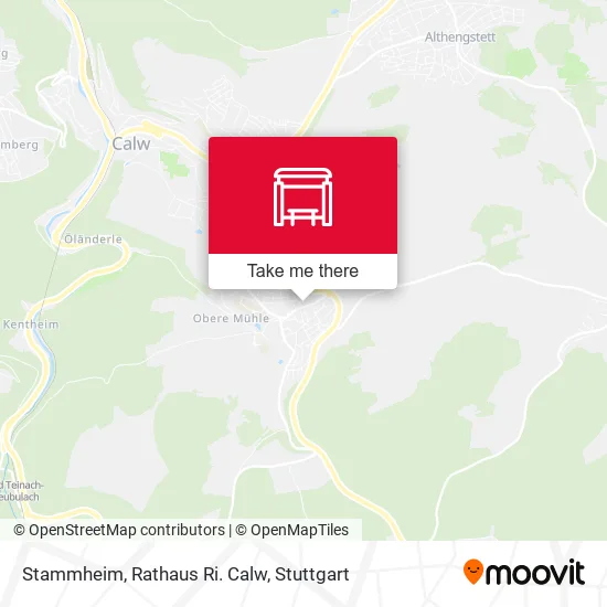 Карта Stammheim, Rathaus Ri. Calw
