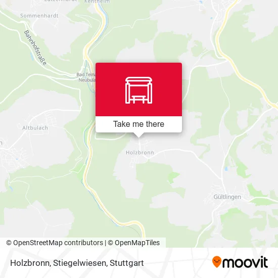 Карта Holzbronn, Stiegelwiesen