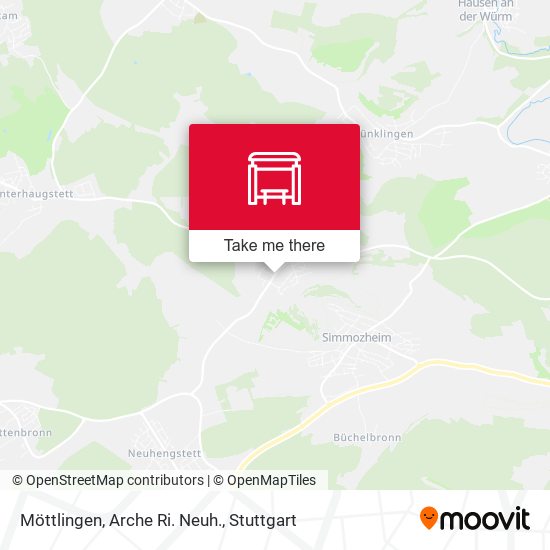 Möttlingen, Arche Ri. Neuh. map