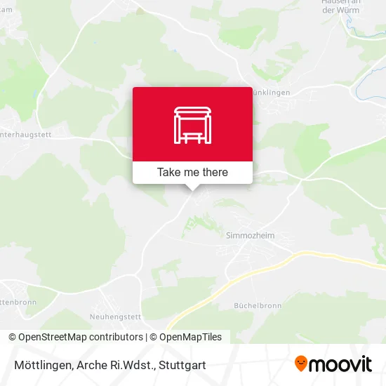 Карта Möttlingen, Arche Ri.Wdst.