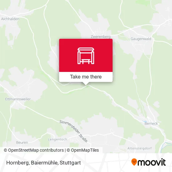 Карта Hornberg, Baiermühle
