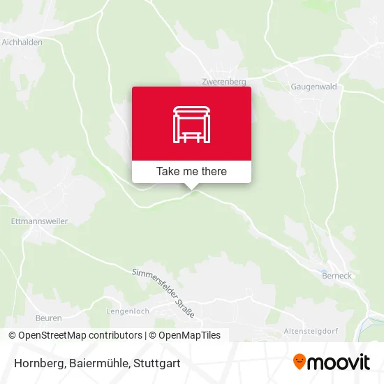 Карта Hornberg, Baiermühle