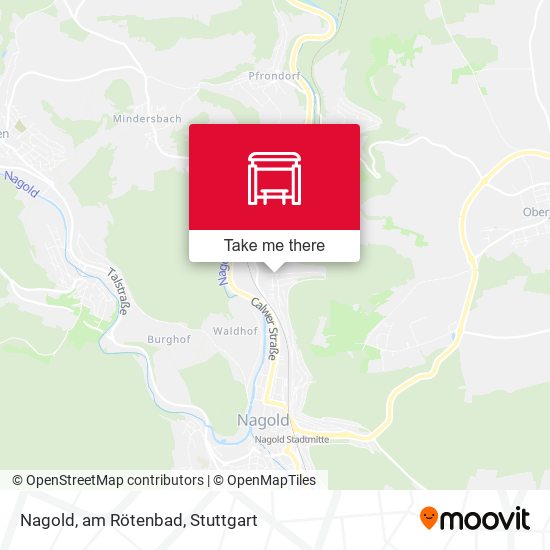 Nagold, am Rötenbad map
