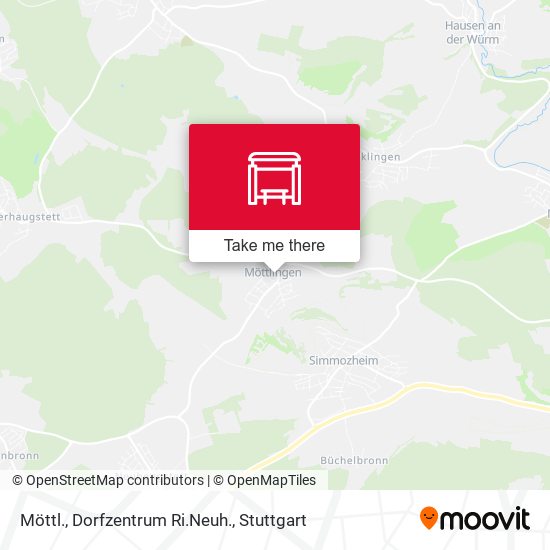 Möttl., Dorfzentrum Ri.Neuh. map