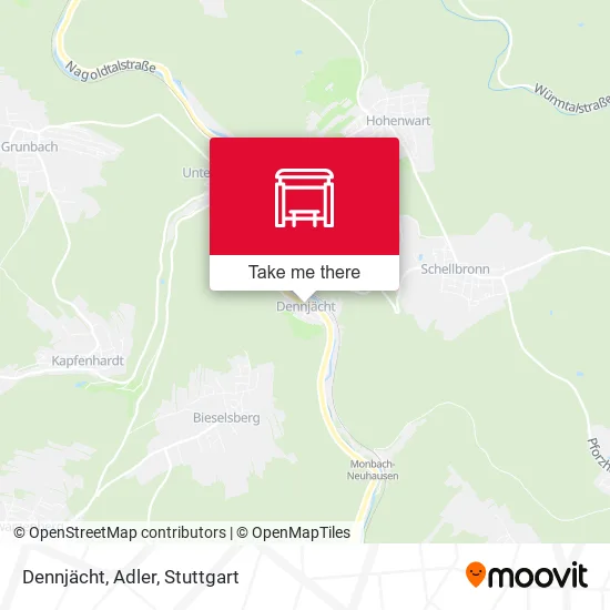 Карта Dennjächt, Adler