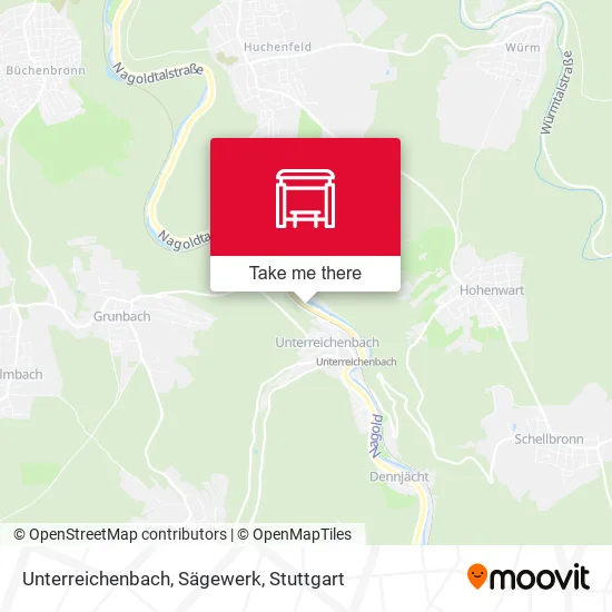 Карта Unterreichenbach, Sägewerk