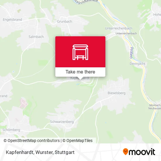 Карта Kapfenhardt, Wurster