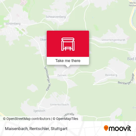 Карта Maisenbach, Rentschler