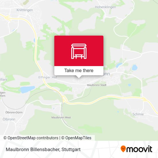 Maulbronn Billensbacher map